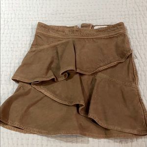 Isabel Marant Etoile tan skirt